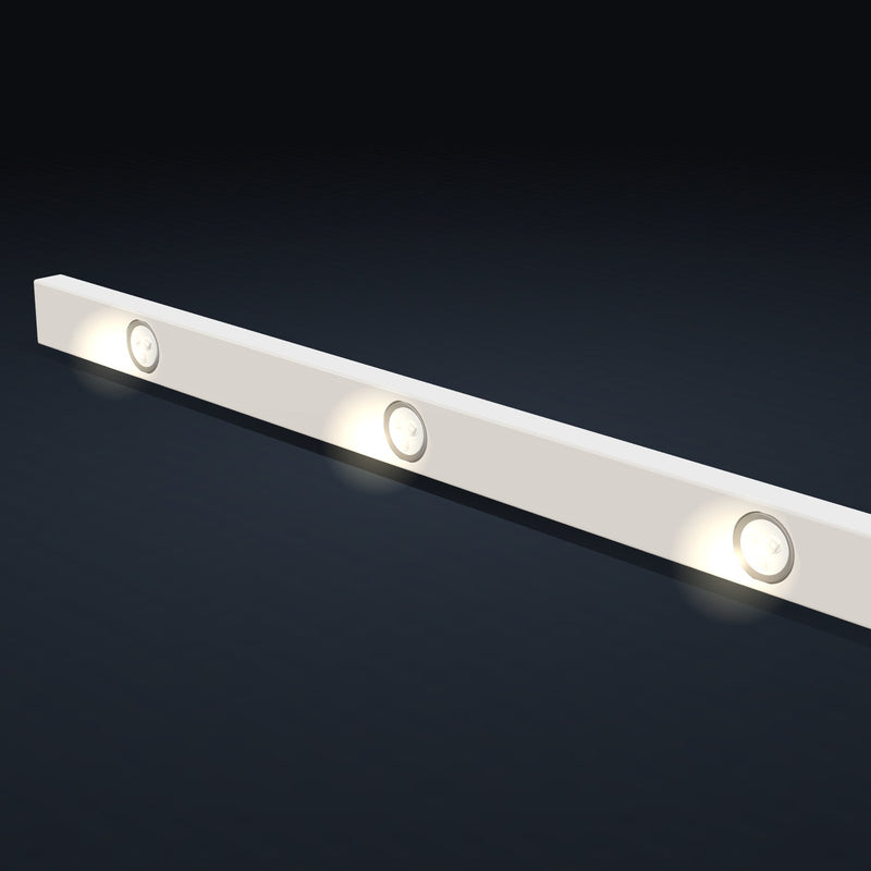 Horizon Back Track with permanent lights in the punched holes