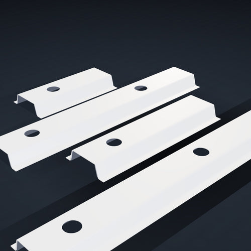 Custom-cut pieces of Horizon 3/4 inch hat track in different lengths